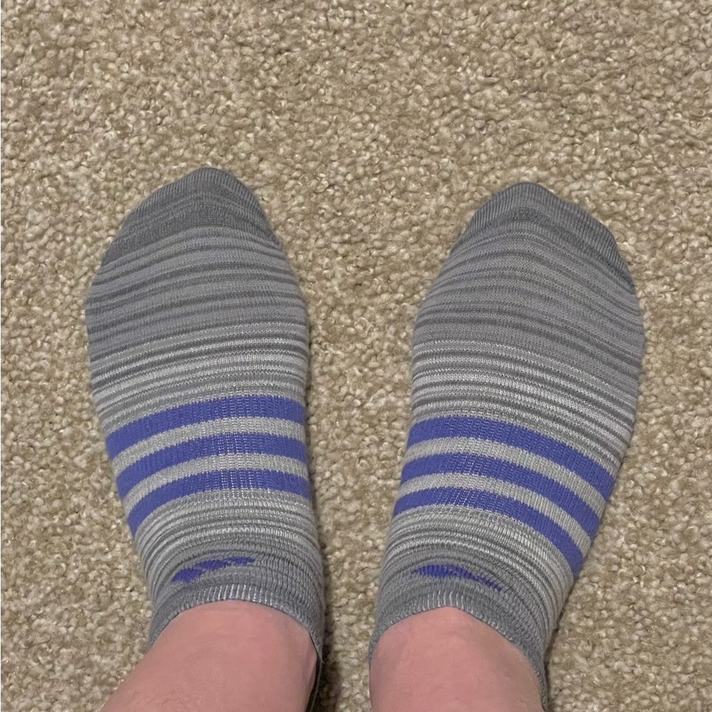 Women’s adidas Socks gray Used Condition Worn